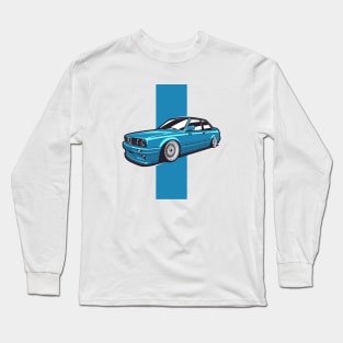 Blue E30 Coupe Classic Long Sleeve T-Shirt